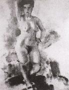 Jules Pascin Woman have big breast oil painting